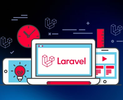 Corporate website development on Laravel