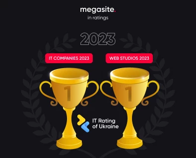 Megasite is a Leader among Ukrainian IT and WEB Companies!