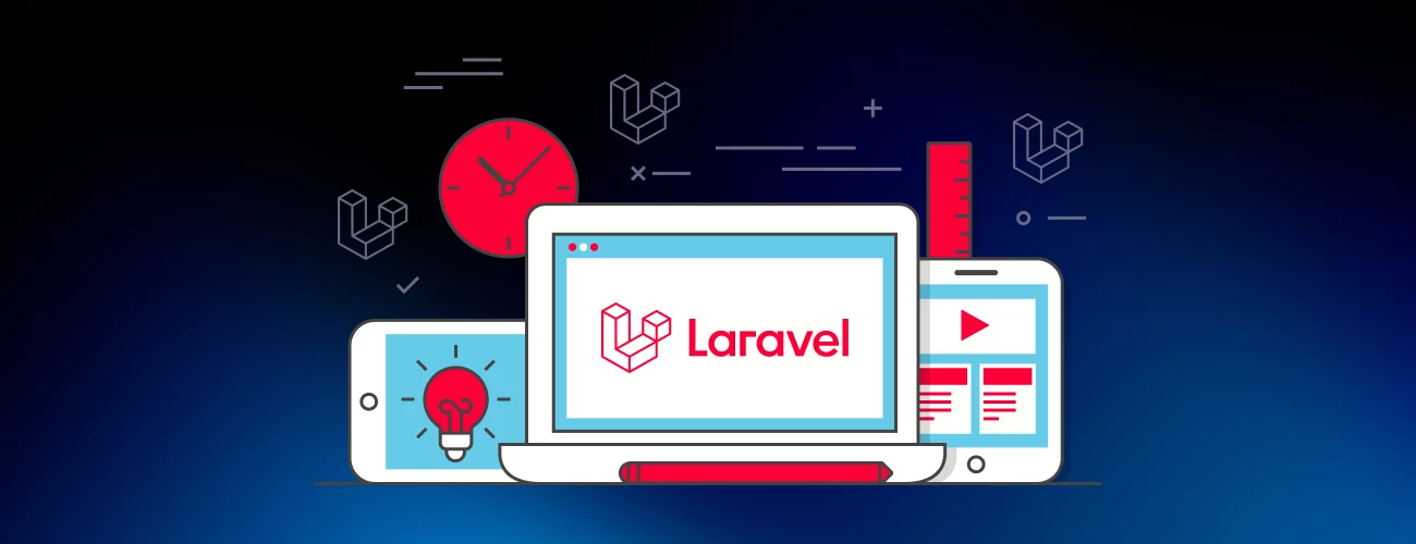 Corporate website development on Laravel