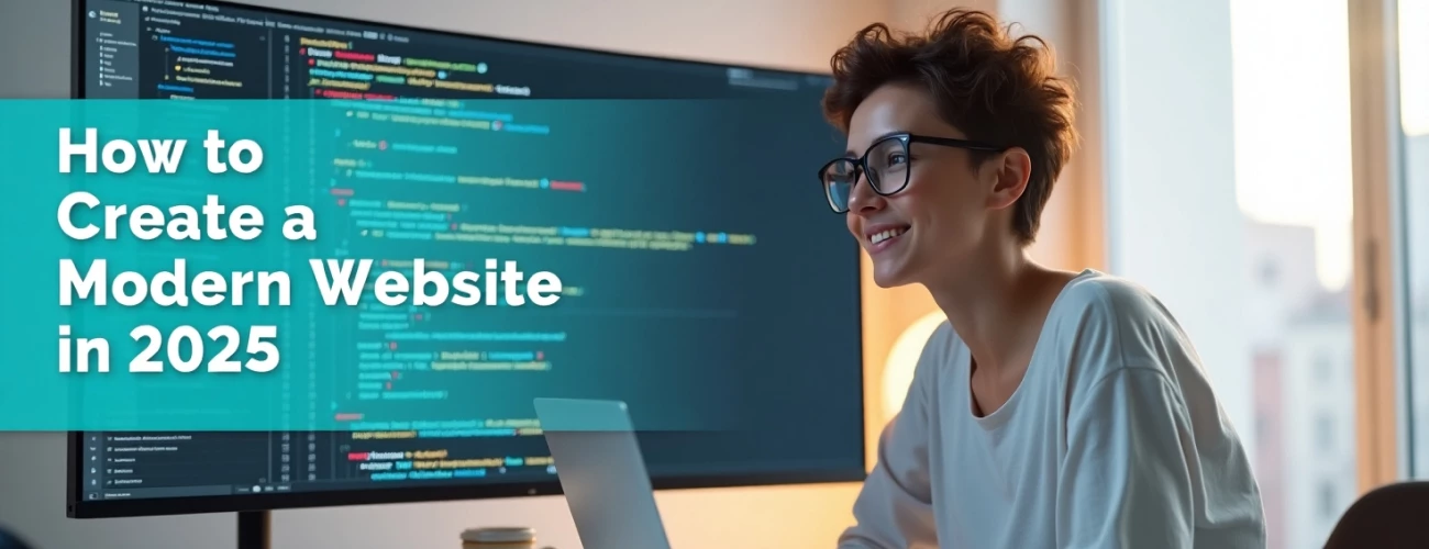 How to create a modern website in 2025